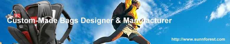custom made bags banner