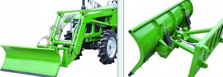 snow-blade for front end loader for tractor