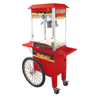 M802 popcorn machine with trolley