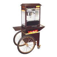 
 M802 popcorn machine with trolley